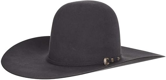 Charcoal Premium Felt with Self-Band and Extended Brim Styling