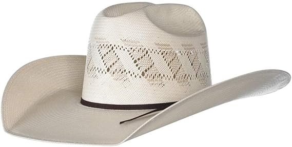 Ivory Shantung Weave Featuring High Point and Open Crown Style
