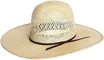 Natural Wide-Brim Jute Weave with Open Crown Design