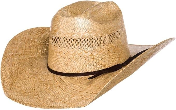 Rodeoking Durable Sisal Fiber Construction with Wide Brim and Open Top